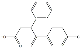 4-(4-Chlorophenyl)-4-oxo-3-phenylbutanoic acid Struktur