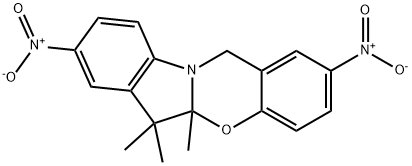 5A,6-二氢-5A,6,6-三甲基-2,8-二硝基-12H-吲哚[2,1-B][1,3]苯并恶嗪 结构式