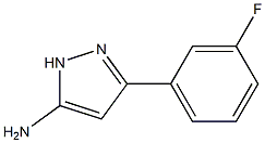 3-(3-fluorophenyl)-1H-pyrazol-5-amine(SALTDATA: FREE) Structure