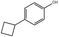 4-Cyclobutylphenol 化学構造式