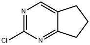2-chloro-6,7-dihydro-5H-cyclopenta[d]pyrimidine Struktur