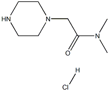 N,N-Dimethyl-2-(piperazin-1-yl)acetamide hydrochloride Structure