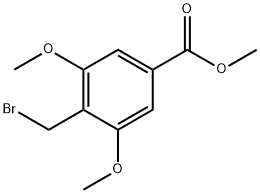 methyl 4-(bromomethyl)-3,5-dimethoxybenzoate, 104447-91-8, 结构式
