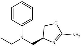 (S)-4-[(ethyl-phenyl-amino)-methyl]-4,5-dihydro-oxazol-2-ylamine Structure