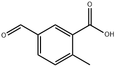 3-羧基-4-甲基苯甲醛,105650-34-8,结构式