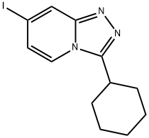 3-环己基-7-碘-[1,2,4]三唑并[4,3-A]吡啶, 1057393-73-3, 结构式