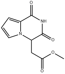 Methyl 2-(1,3-Dioxo-1,2,3,4-Tetrahydropyrrolo[1,2-A]Pyrazin-4-Yl)Acetate 结构式