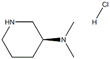 二甲基-(S)-哌啶-3-基-胺盐酸盐, 1061682-82-3, 结构式