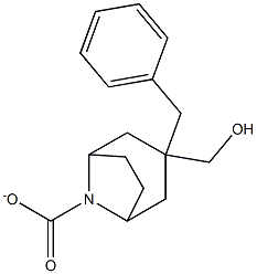 (3-endo)-benzyl3-(hydroxymethyl)-8-azabicyclo[3.2.1]octane-8-carboxylate Structure