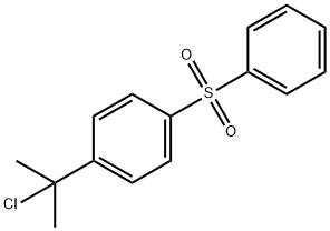 4-(1-CHLORO-1-METHYLETHYL)PHENYL PHENYL SULFONE Struktur