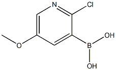 (2-氯-5-甲氧基吡啶-3-基)硼酸 结构式