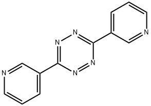 3,6-ジ(3-ピリジル)-s-テトラジン 化学構造式