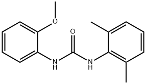 1-(2-METHOXYPHENYL)-3-(2,6-XYLYL)UREA Struktur