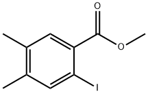 Methyl 2-iodo-4,5-dimethylbenzoate Structure