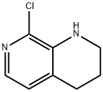 8-氯-1,2,3,4-四氢-[1,7]萘啶 结构式