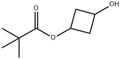 CIS-ピバル酸3-ヒドロキシシクロブチル 化学構造式