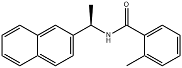 2-Methyl-N-(1R-naphthalen-2-yl-ethyl)-benzamide Structure