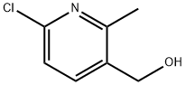 (6-クロロ-2-メチルピリジン-3-イル)メタノール 化学構造式