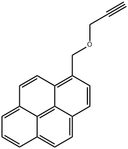 1-[(2-プロピニルオキシ)メチル]ピレン 化学構造式