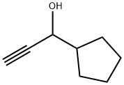1-Cyclopentyl-2-propyn-1-ol Structure