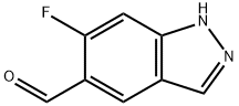 6-fluoro-1H-indazole-5-carbaldehyde 化学構造式
