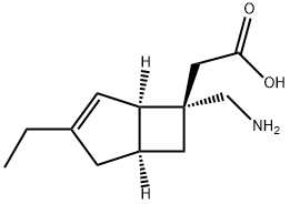 ミロガバリン 化学構造式