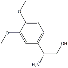 (2R)-2-AMINO-2-(3,4-DIMETHOXYPHENYL)ETHAN-1-OL Struktur