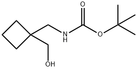1-(Boc-aminomethyl)cyclobutanemethanol Structure