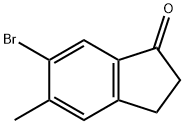 6-溴-5-甲基-2,3-二氢-1H-茚-1-酮, 1147548-82-0, 结构式
