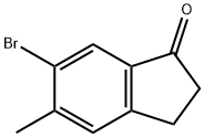 6-Bromo-5-methyl-2,3-dihydro-1H-inden-1-one Structure