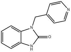 1-(4-吡啶基甲基)苯并咪唑-2(3H)-酮, 114797-97-6, 结构式