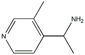 1-(3-Methylpyridin-4-yl)ethanamine Struktur