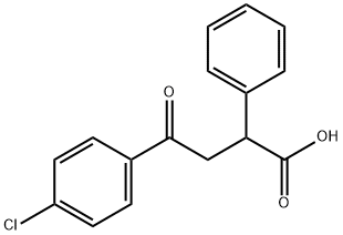 4-(4-Chlorophenyl)-4-oxo-2-phenylbutanoic acid Struktur