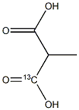 Methylmalonic acid-13C4 solution Struktur