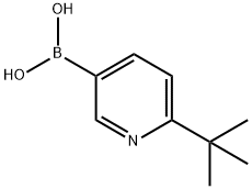 2-tert-Butyl-pyridine-5-boronic acid Structure