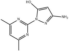 3-amino-1-(4,6-dimethylpyrimidin-2-yl)-1H-pyrazol-5-ol Structure