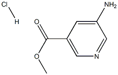 5-Amino-nicotinic acid methyl ester hydrochloride Structure