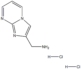 Imidazo[1,2-a]pyrimidin-2-yl-methylamine dihydrochloride Structure