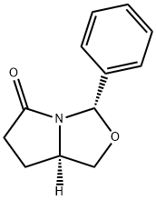 (3S,7AR)-3-PHENYL-TETRAHYDRO-PYRROLO[1,2-C]OXAZOL-5-ONE Struktur