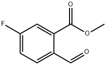 5-氟-2-甲醛苯甲酸甲酯 结构式