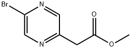 methyl 2-(5-bromopyrazin-2-yl)acetate Structure