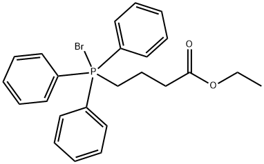 4-溴三苯基磷基丁酸乙酯 结构式