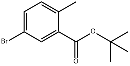 2-甲基-5-溴苯甲酸叔丁酯 结构式