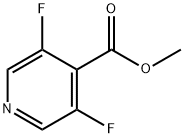 3,5-二氟异烟酸甲酯, 1214324-60-3, 结构式