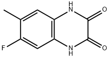 6-Fluoro-7-methyl-1,4-dihydro-quinoxaline-2,3-dione Structure