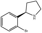 (2R)-2-(2-BROMOPHENYL)PYRROLIDINE Structure