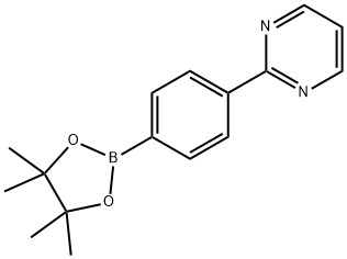 2-[4-(4,4,5,5-tetramethyl-1,3,2-dioxaborolan-2-yl)phenyl]pyrimidine Structure