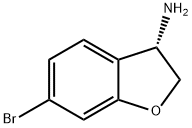 (S)-6-溴-2,3-二氢苯并呋喃-3-胺,1228568-69-1,结构式