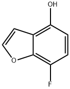 7-氟苯并呋喃-4-醇, 1232774-15-0, 结构式