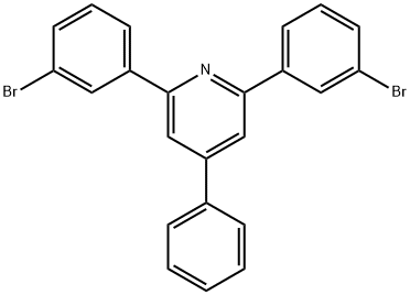 2,6-bis(3-bromophenyl)-4-phenylpyridine Structure